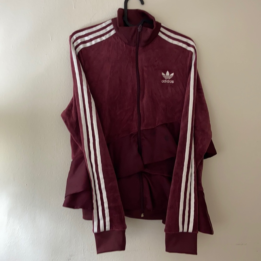 Adidas ruffle top